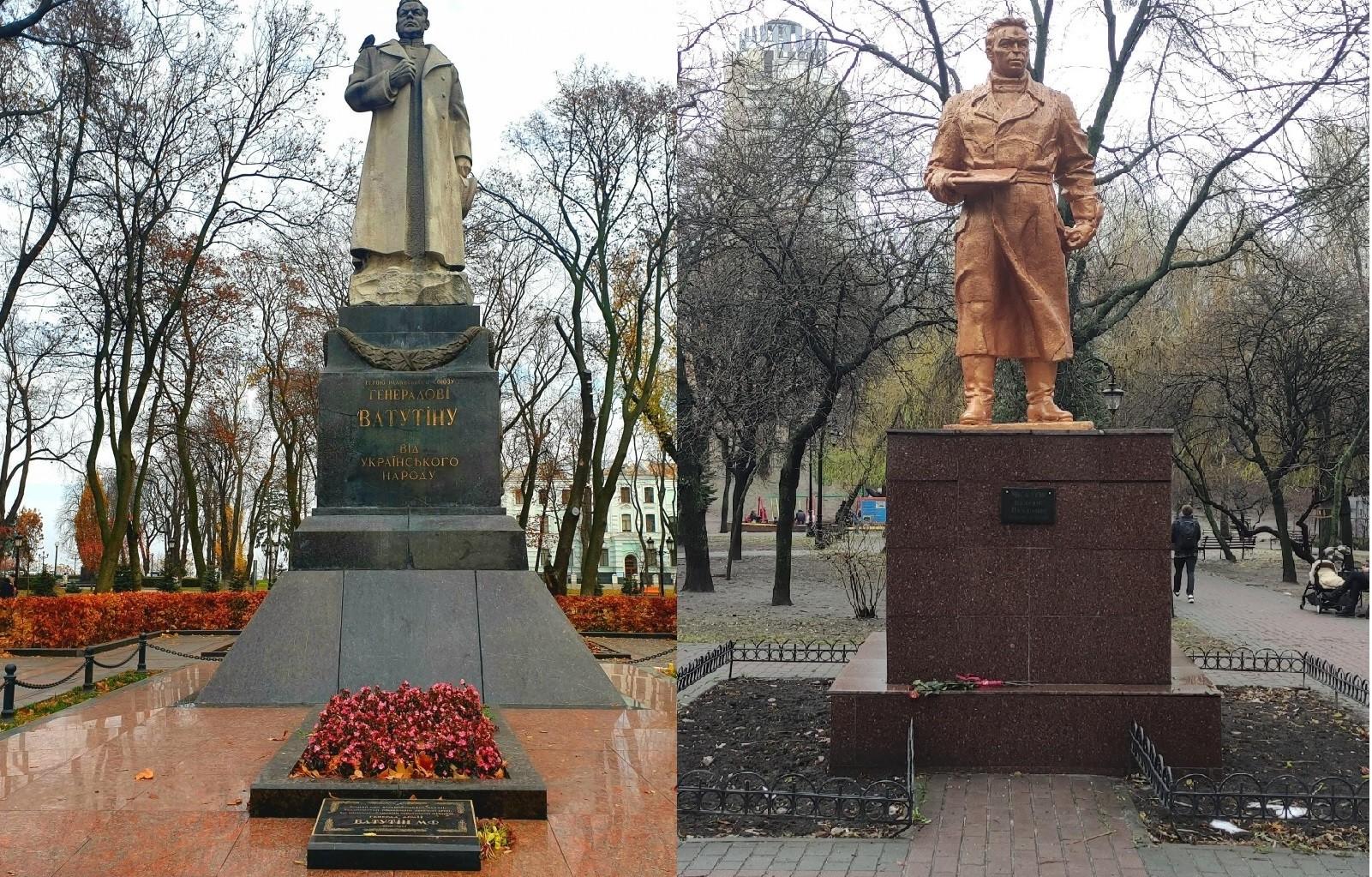 Пам’ятники геть, останки радянського генерала на кладовище: знесення монументів Ватутіну та Чкалову розглянуть в Київраді